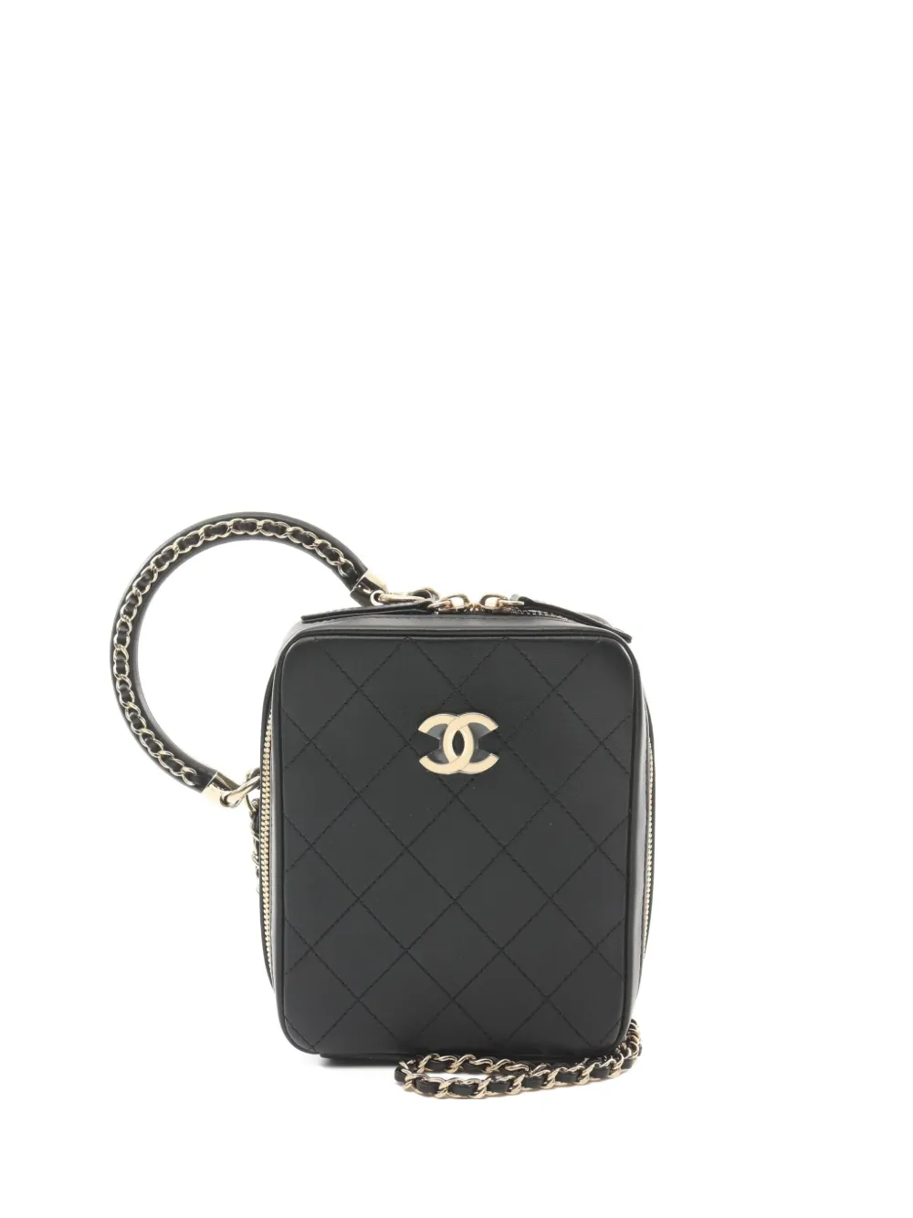 Click to view more detailed imagery on our partner's website Pre-owned Chanel 2019 Cup Of Tea Two-way Bag
