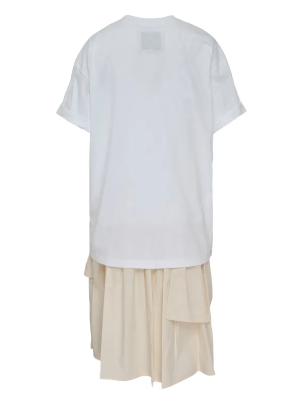 3.1 Phillip Lim Layered T-shirt Dress | White | FARFETCH ID