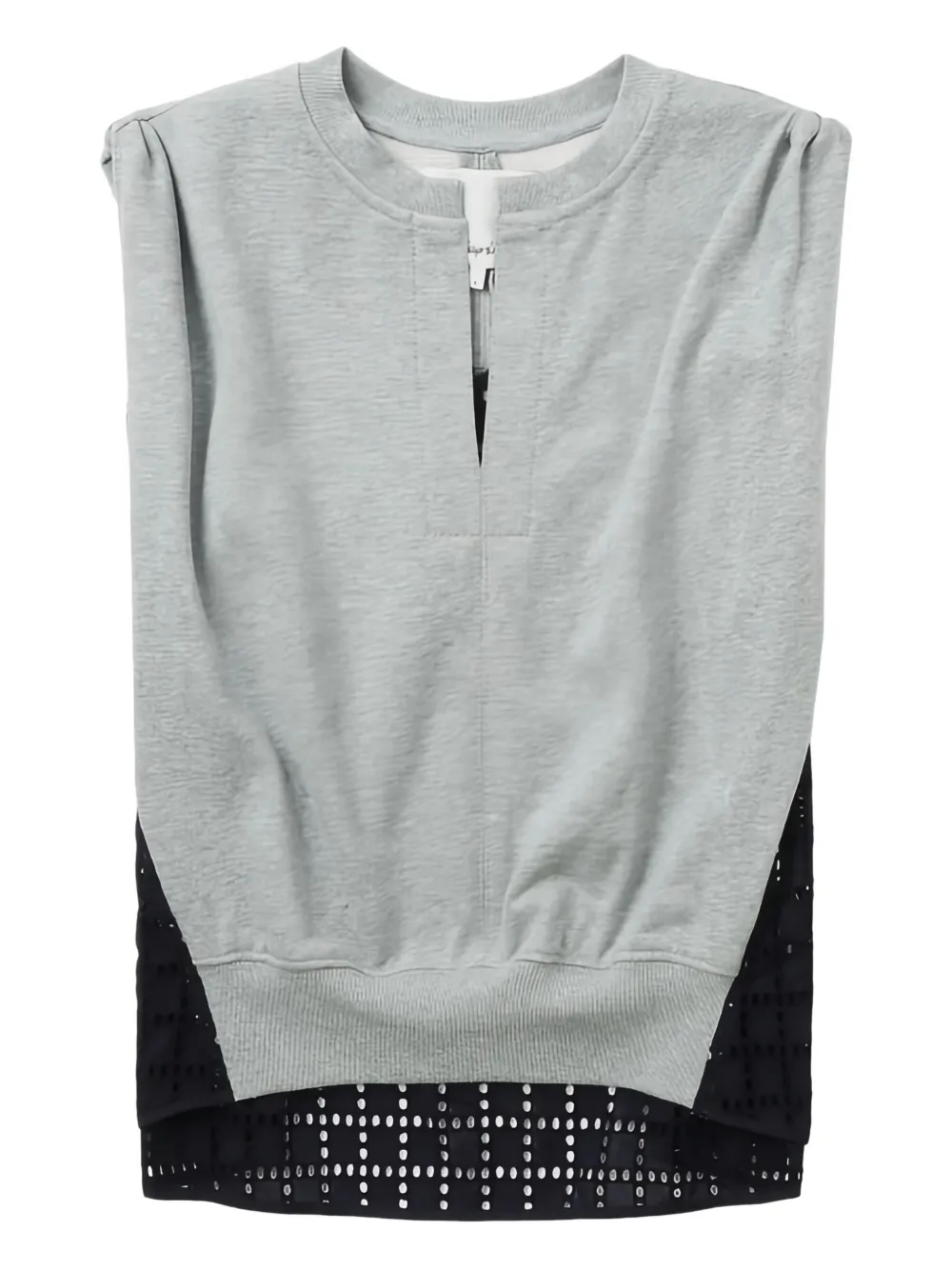 3.1 Phillip Lim アイレットパネル トップ - グレー 3.1 Phillip Lim アイレットパネル トップ - グレー