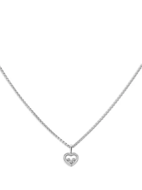 Chopard Pre-Owned 2020s white gold Happy Diamonds necklace