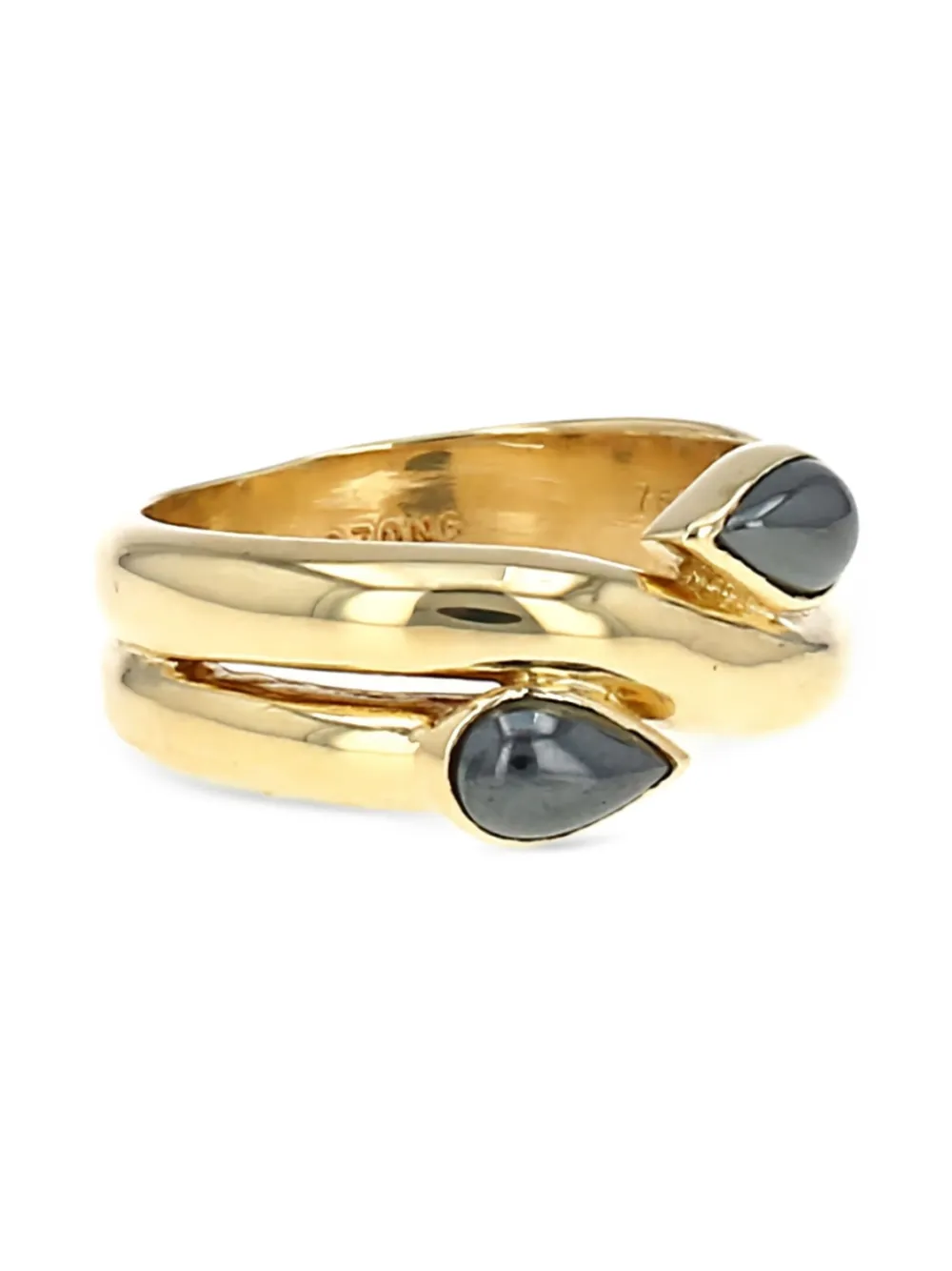 Van Cleef & Arpels Anello in oro giallo con ematite anni '80 | Alta gioielleria Pre-owned | Image 3