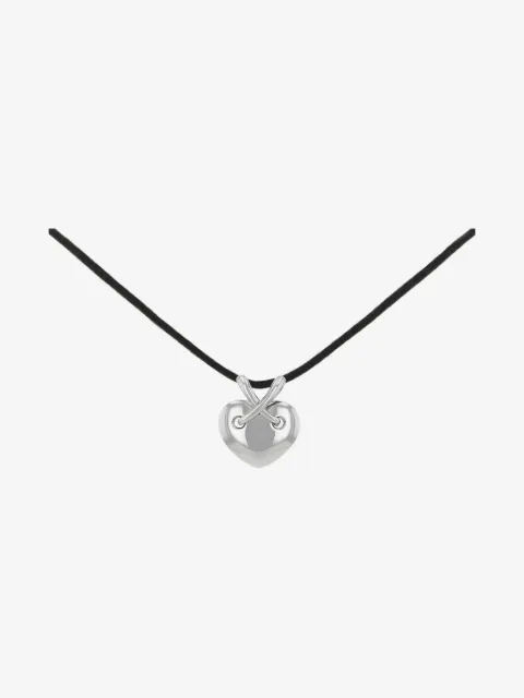 Chaumet pre-owned large white gold pendant necklace