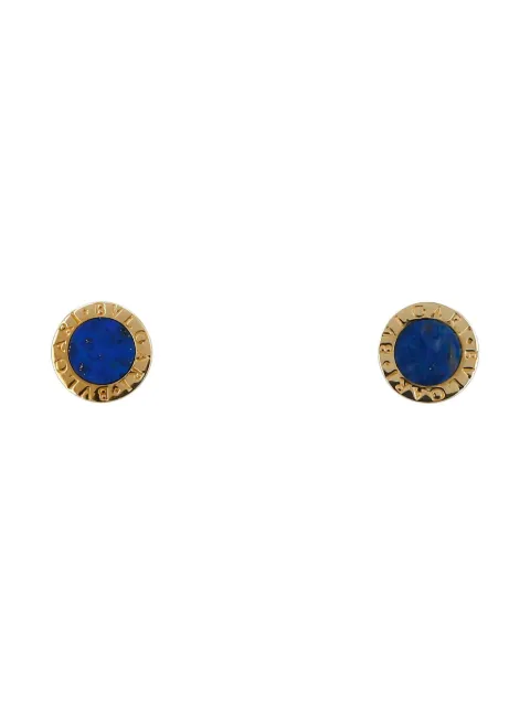 Bvlgari Pre-Owned 18kt yellow gold Bvlgari Bvlgari lapis lazuli earrings 
