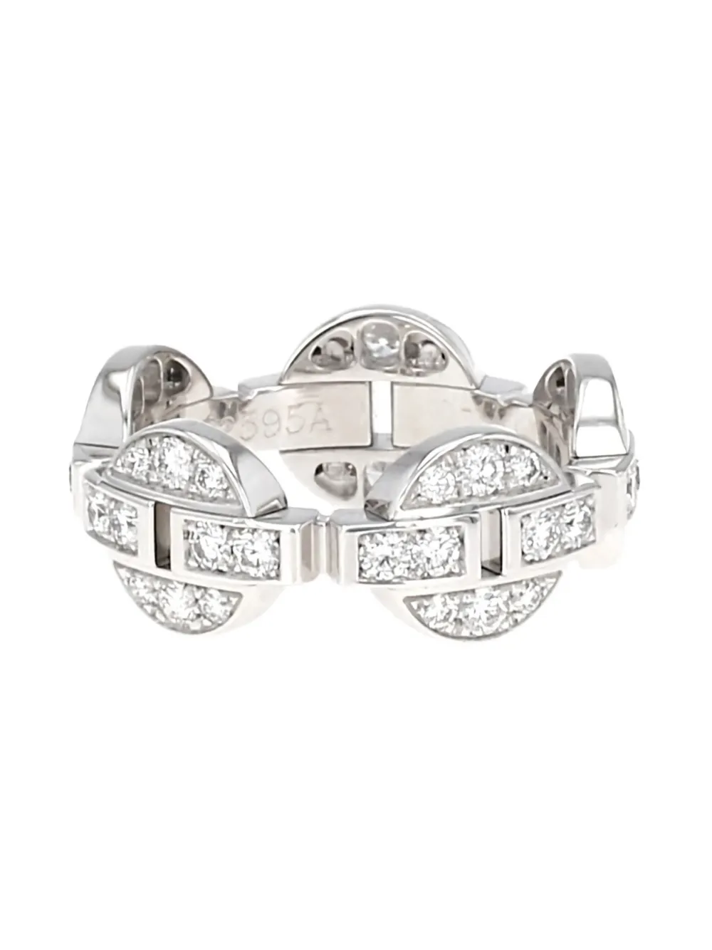 Pre-owned Cartier  18kt White Gold Himalia Diamond Ring