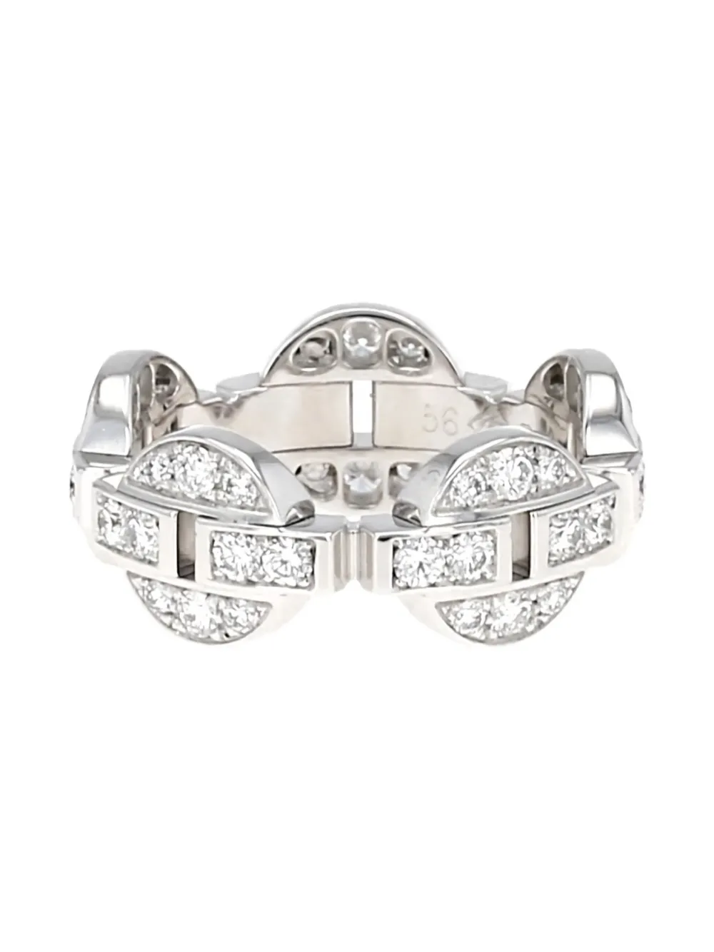Pre-owned Cartier  18kt White Gold Himalia Diamond Ring