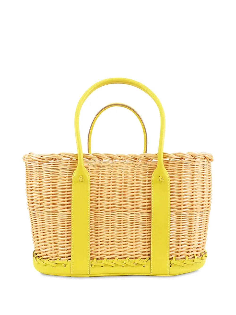 Hermès Pre-Owned 2022 オジェ ウィッカー&スイフト ガーデンパーティーピクニック 36 ハンドバッグ - ブラウン Hermès Pre-Owned 2022 オジェ ウィッカー&スイフト ガーデンパーティーピクニック 36 ハンドバッグ - ブラウン