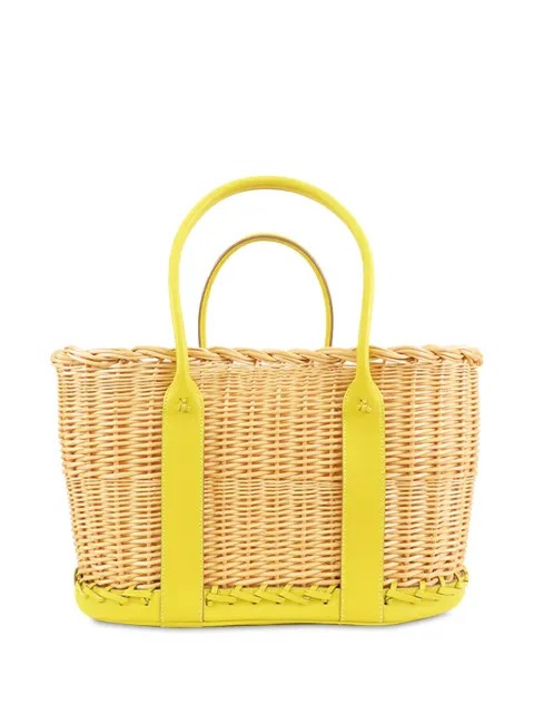 Hermès Pre-Owned 2022 Osier Wicker and Swift Garden Party Picnic 36 tote bag