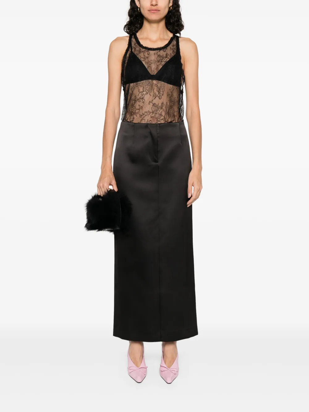 Shop N°21 Floral-lace Tank Top