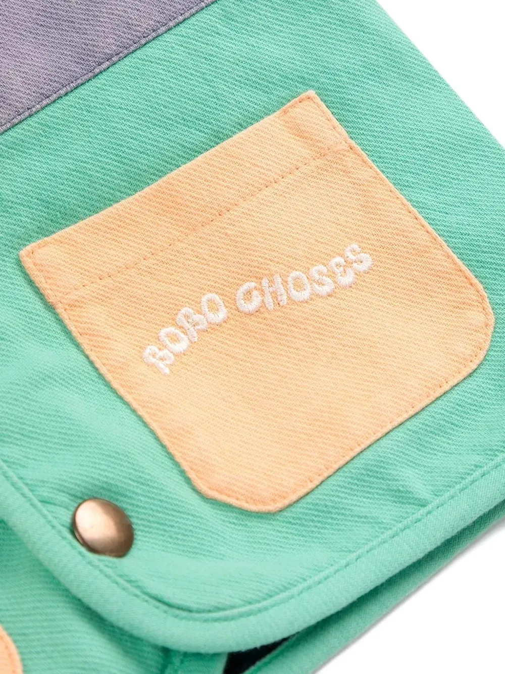 Bobo Choses Colour-block Jacket In Blue