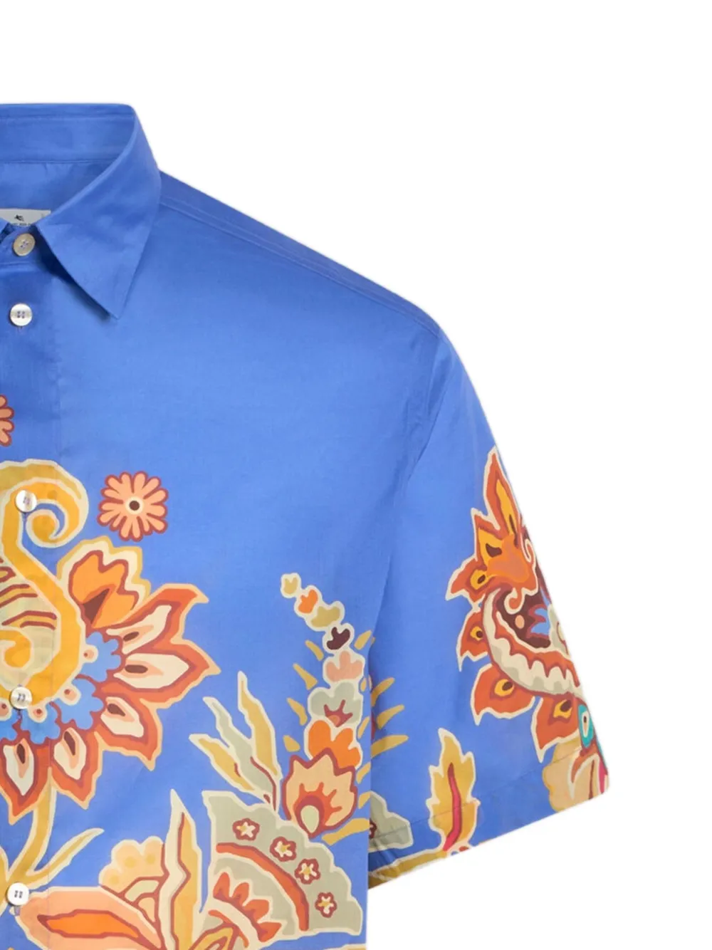 ETRO Katoenen overhemd - Blauw