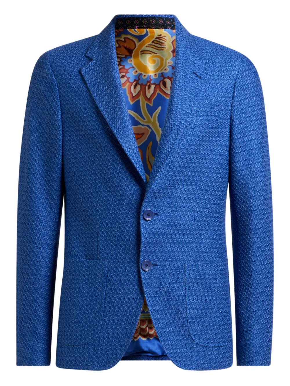 ETRO Geweven blazer Blauw