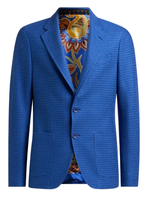 ETRO blazer entretejido