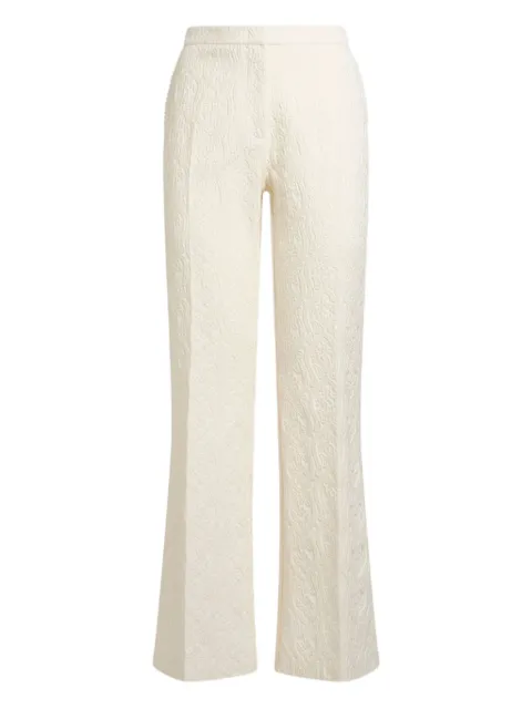 ETRO paisley-jacquard flared trousers