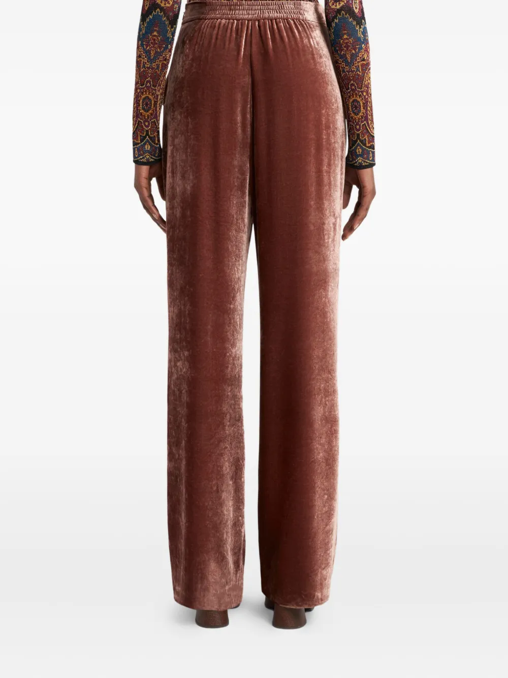 ETRO Fluwelen broek Roze