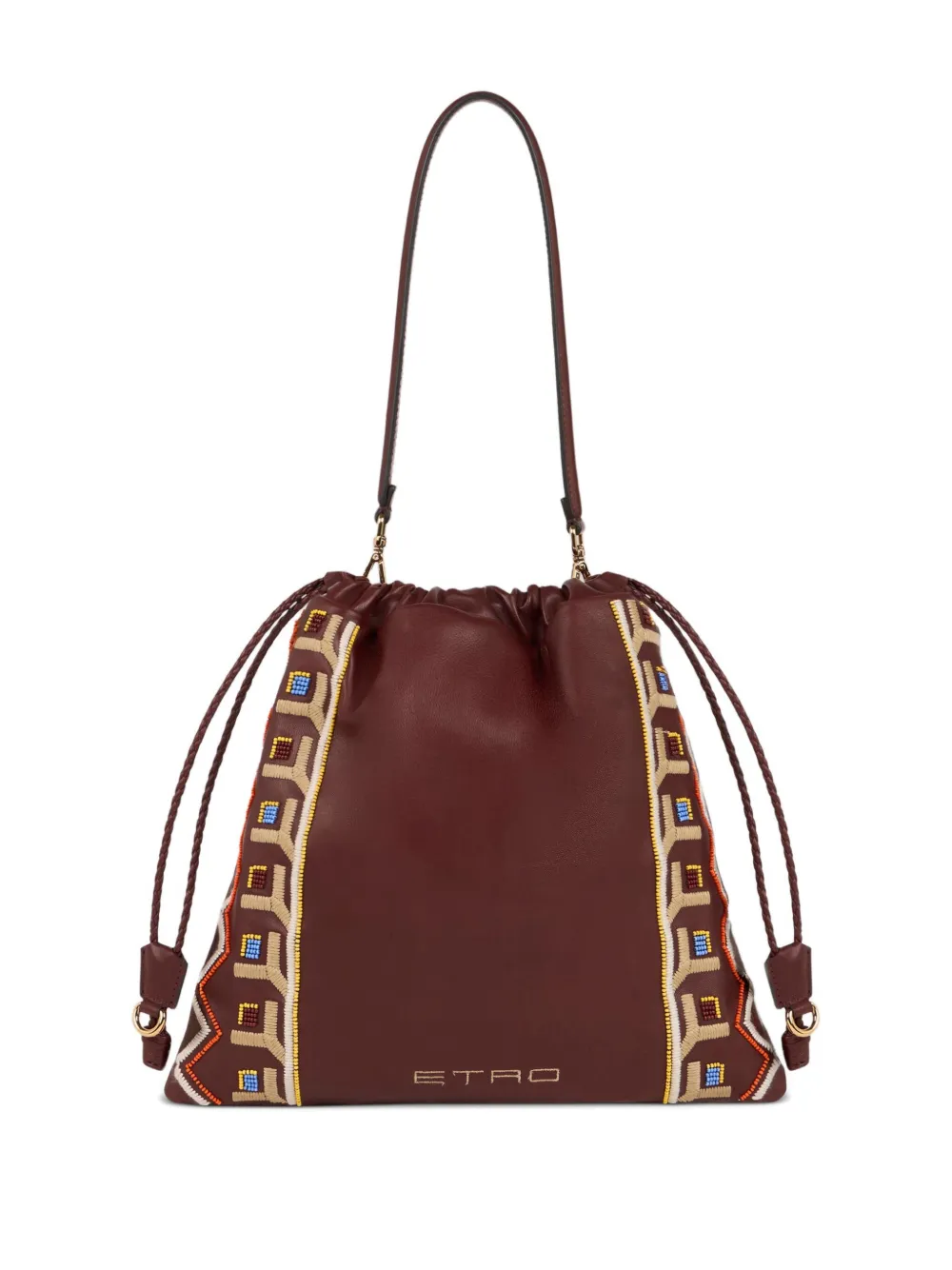 ETRO Kalispera medium schoudertas Bruin