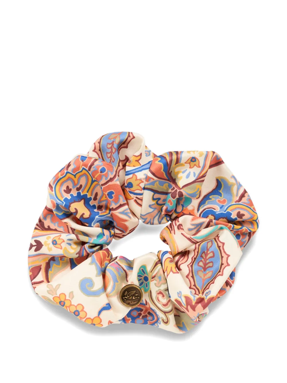 ETRO Pegasus scrunchie Beige