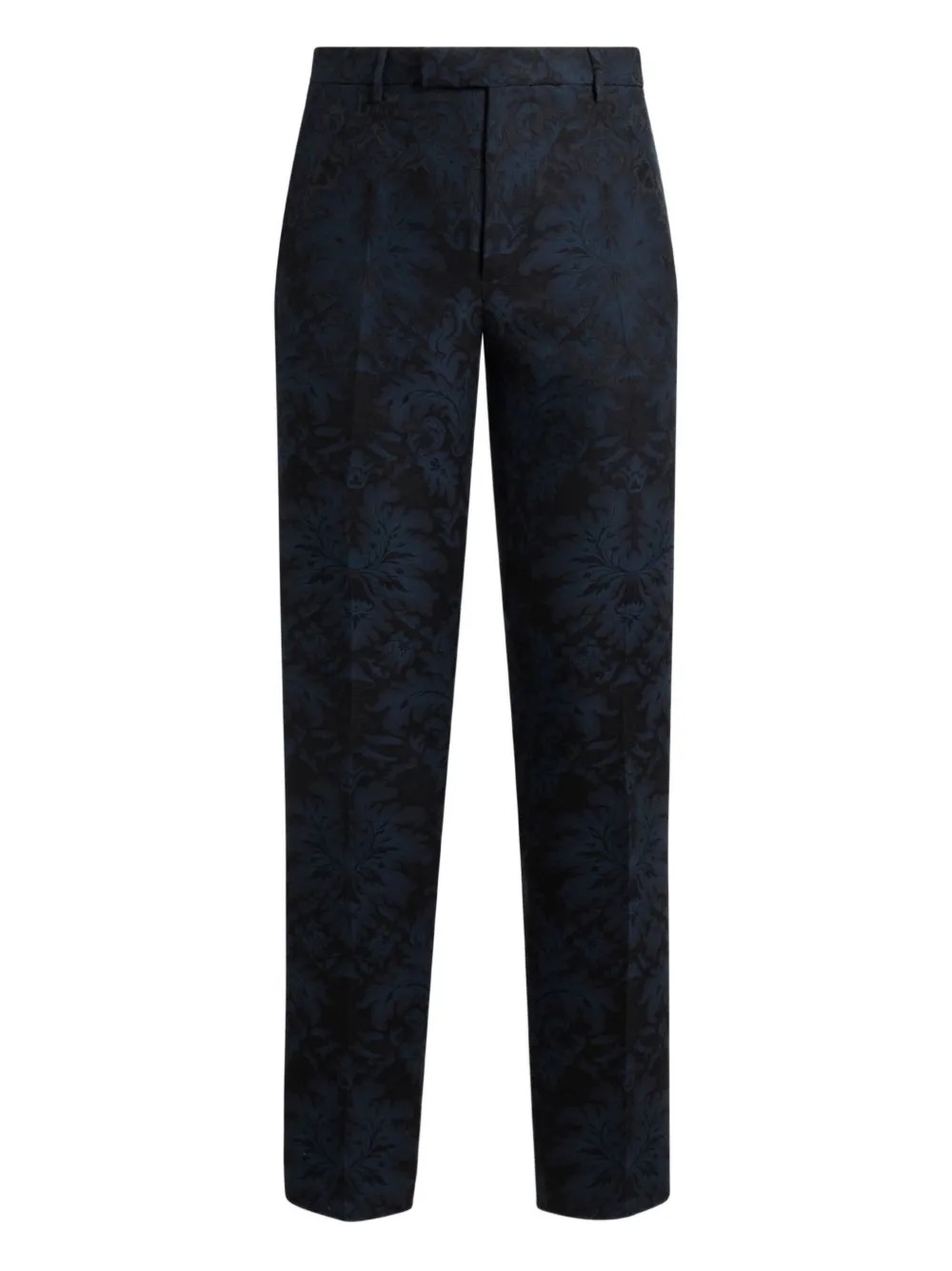 ETRO Broek met bloemen jacquard Blauw
