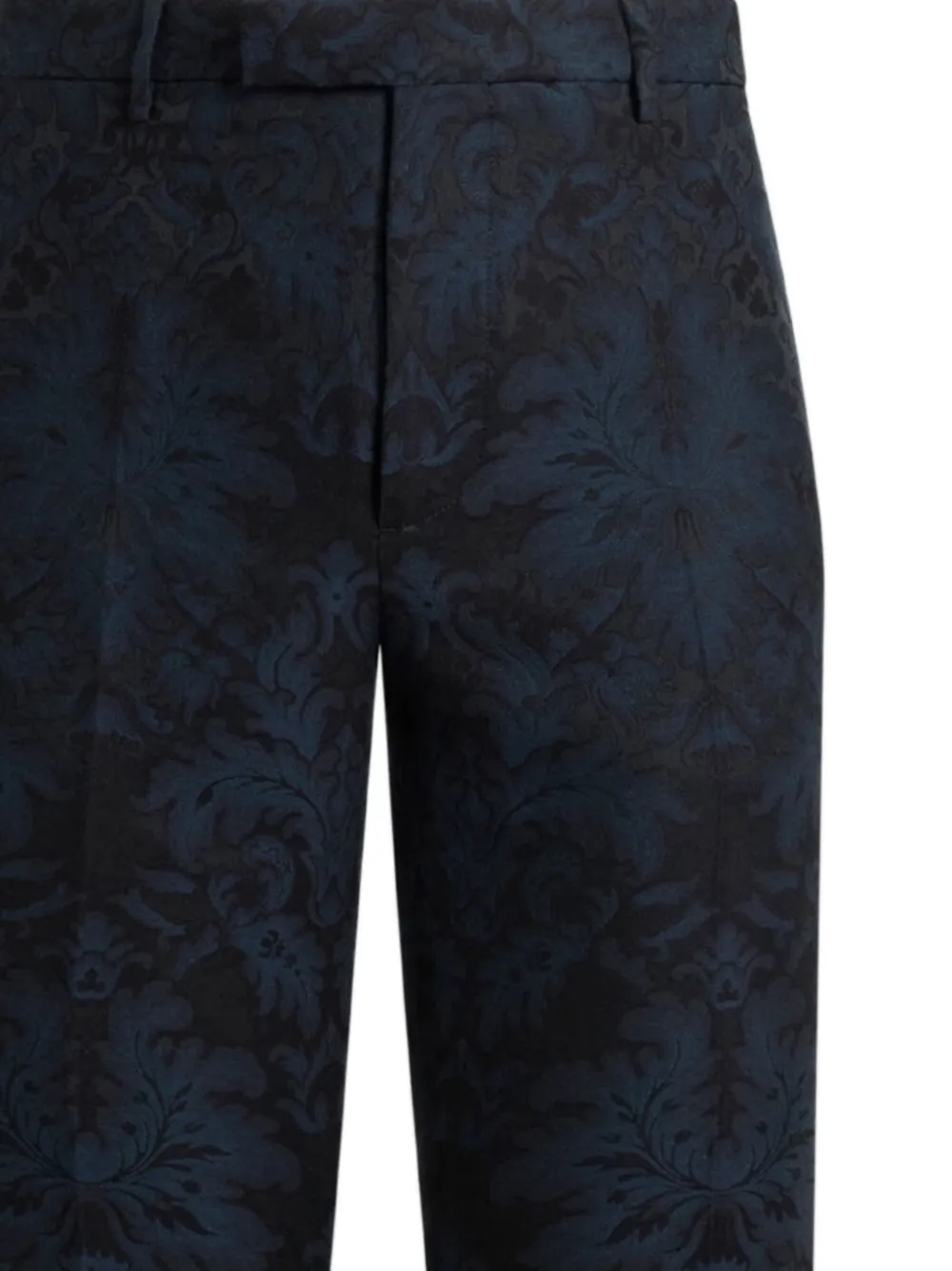 ETRO Broek met bloemen jacquard Blauw