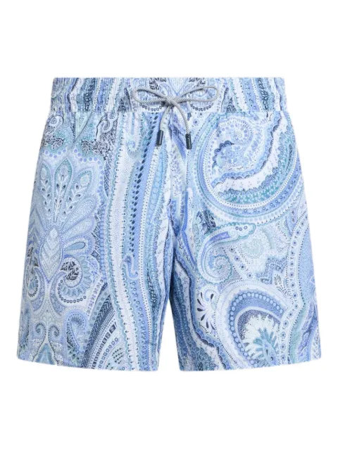 ETRO shorts de playa con estampado floral