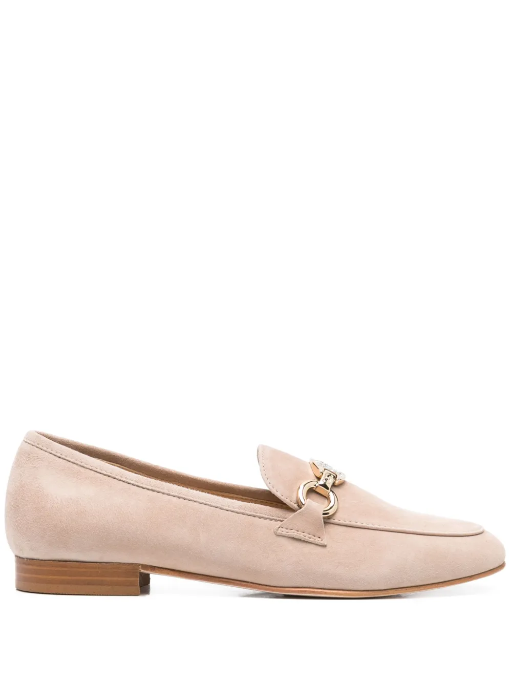 Casadei suede loafers Neutrals