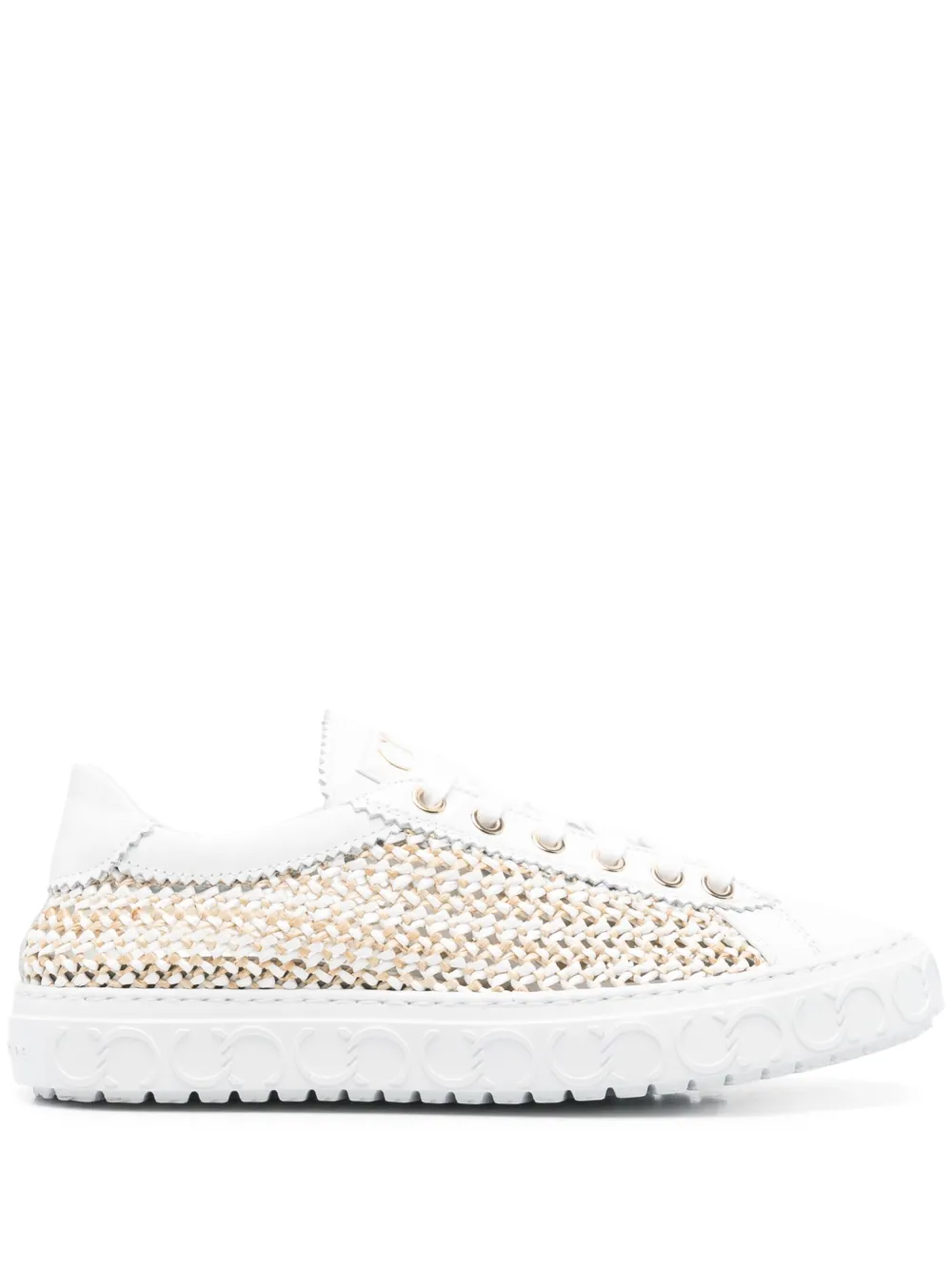 Casadei woven sneakers - ホワイト Casadei woven sneakers - ホワイト