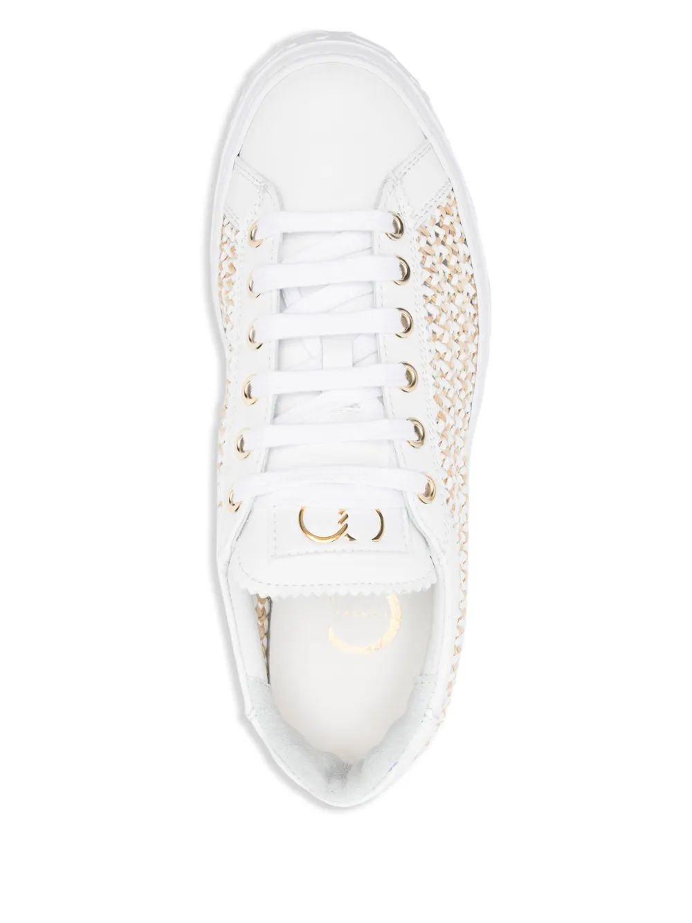 Casadei woven sneakers White
