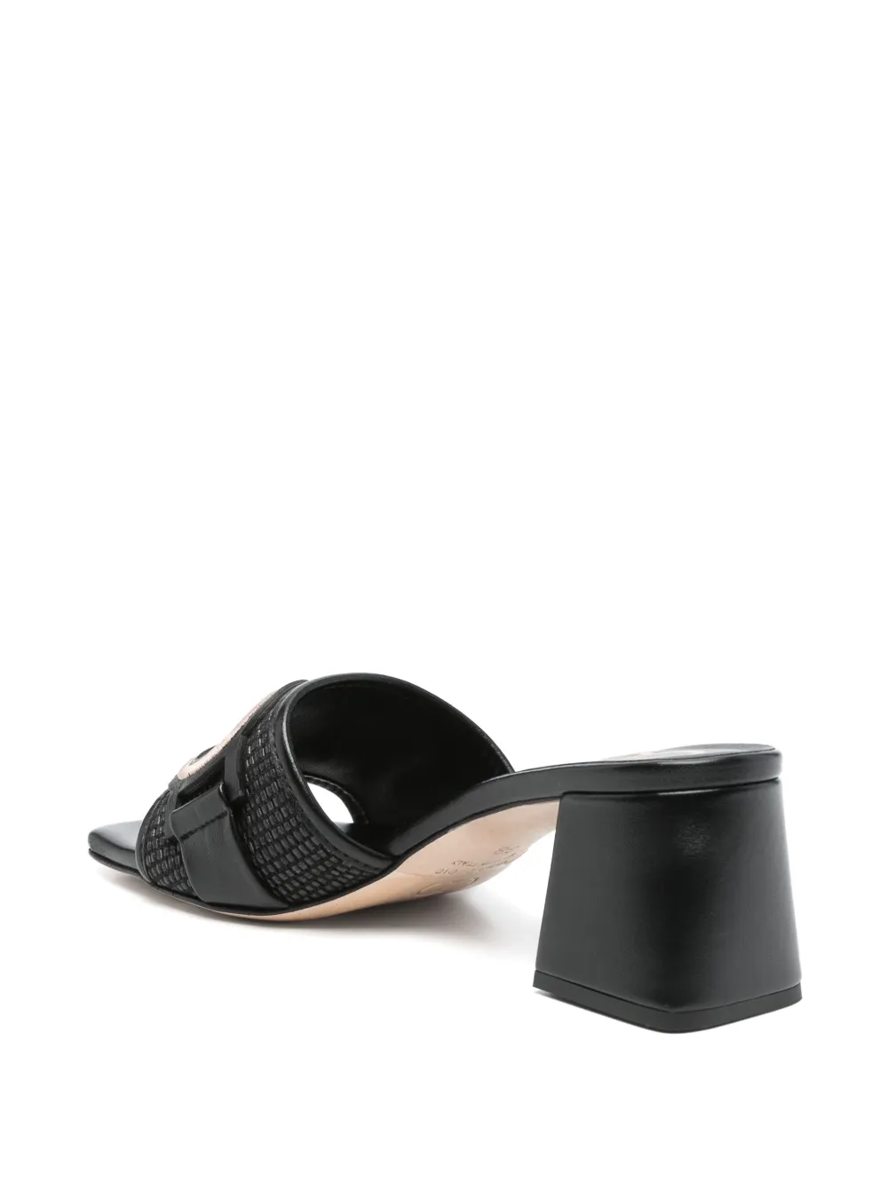 Casadei Leren sandalen Zwart