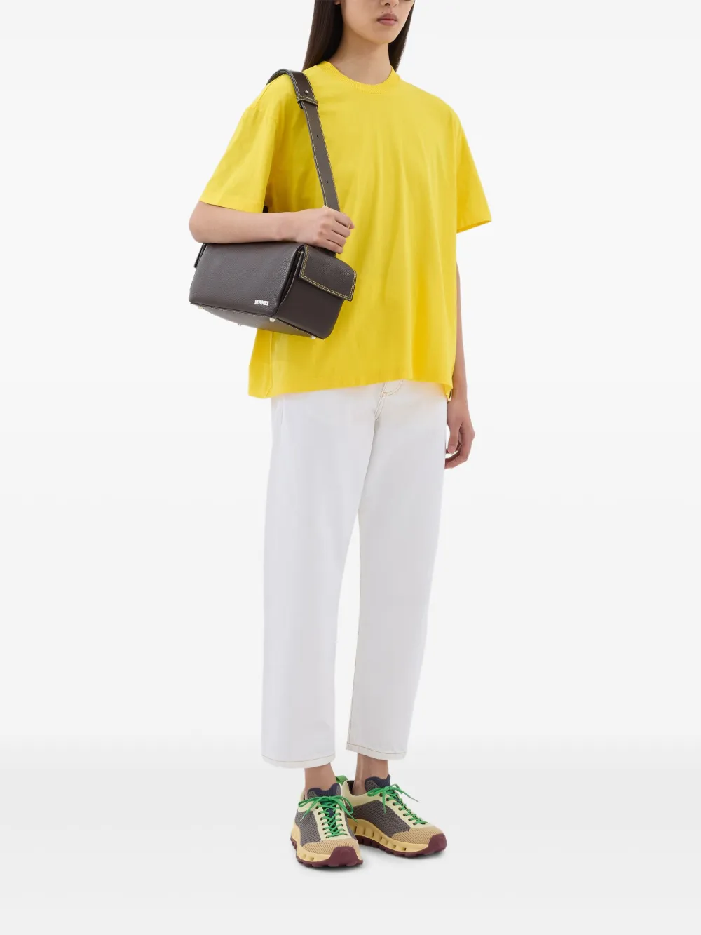 Sunnei Short-sleeves T-shirt In Yellow