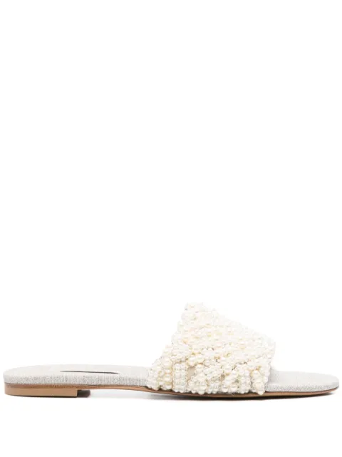 Casadei Pearlsway flat sandals 