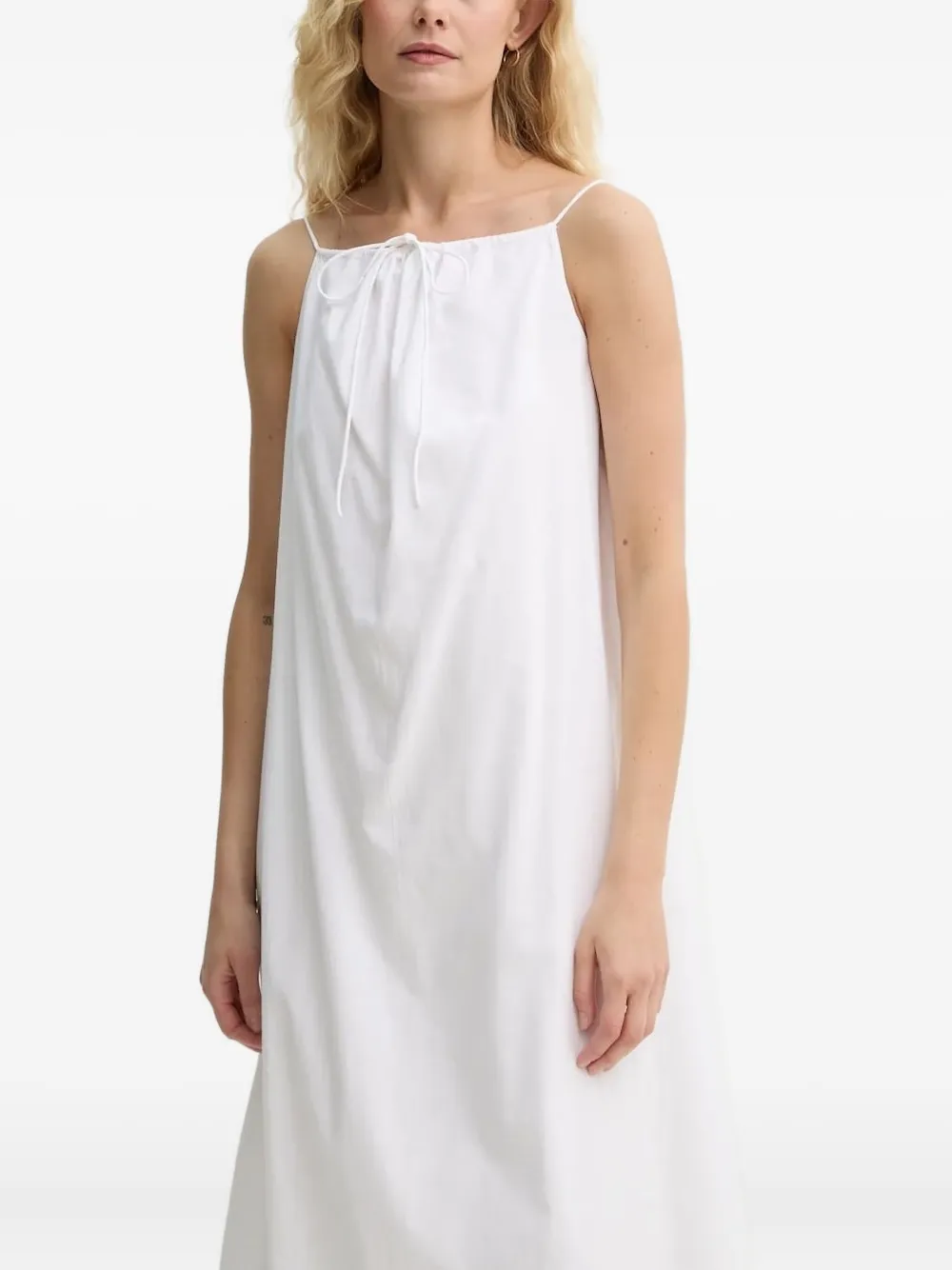 By Malene Birger Elizabeth Organic Cotton Maxi Dress In White