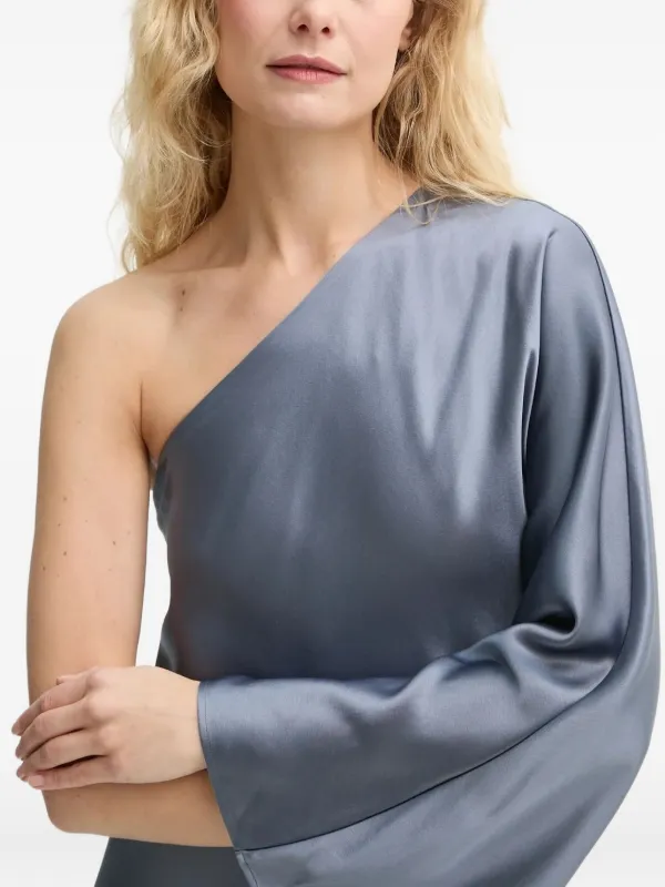 By Malene Birger Avilas one-shoulder Maxi Dress | Blue By Malene Birger Avilas one-shoulder Maxi Dress | Blue