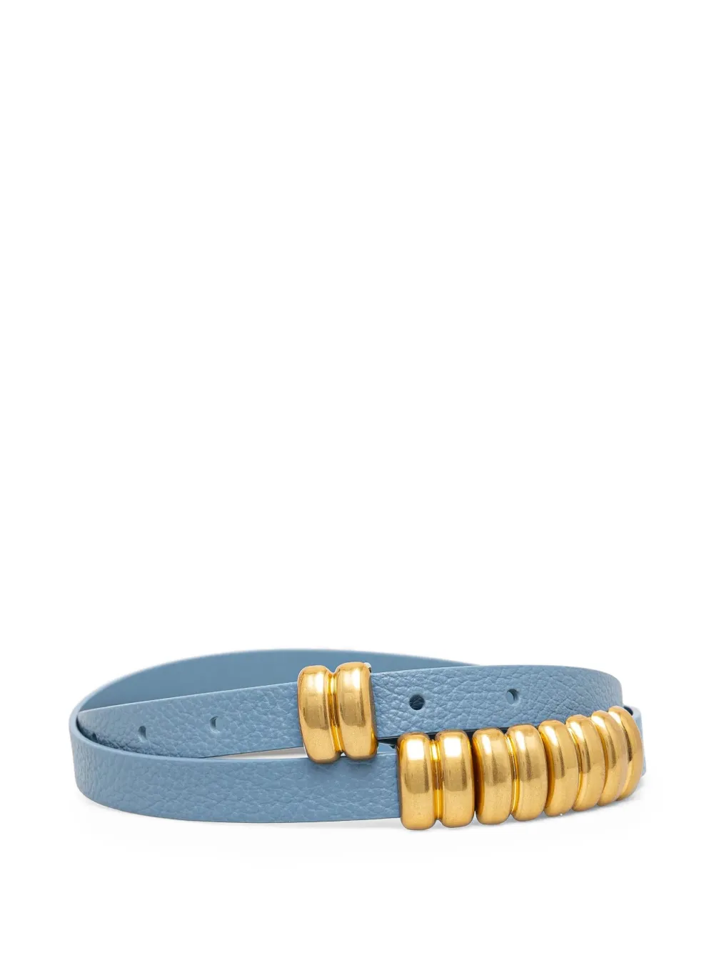 By Malene Birger Ounlo leather belt | Blue | Image 1