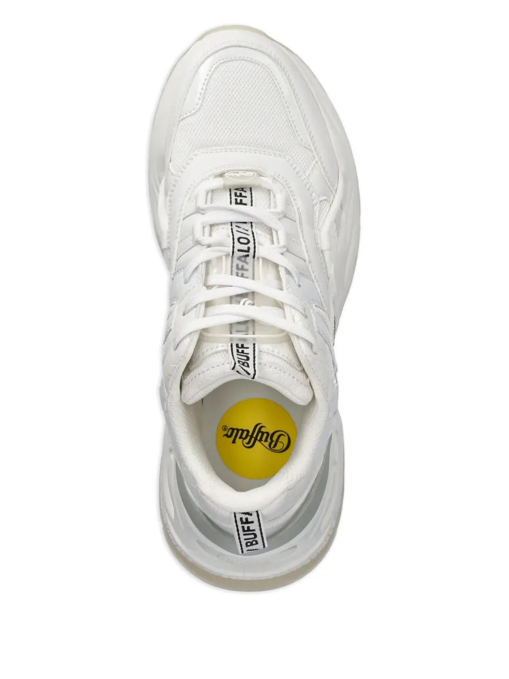 Buffalo Triplet Hollow chunky-sole lace-up sneakers White