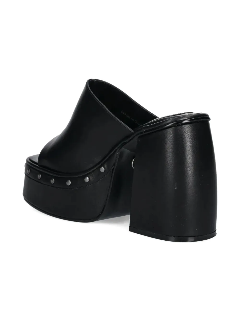 Buffalo 120mm Heart Sandals In Black