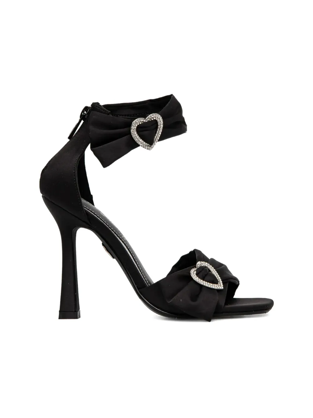 Buffalo 110mm Fairy Chic Heart sandals Black