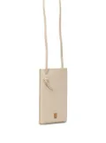 By Malene Birger leather phone case - Neutrals