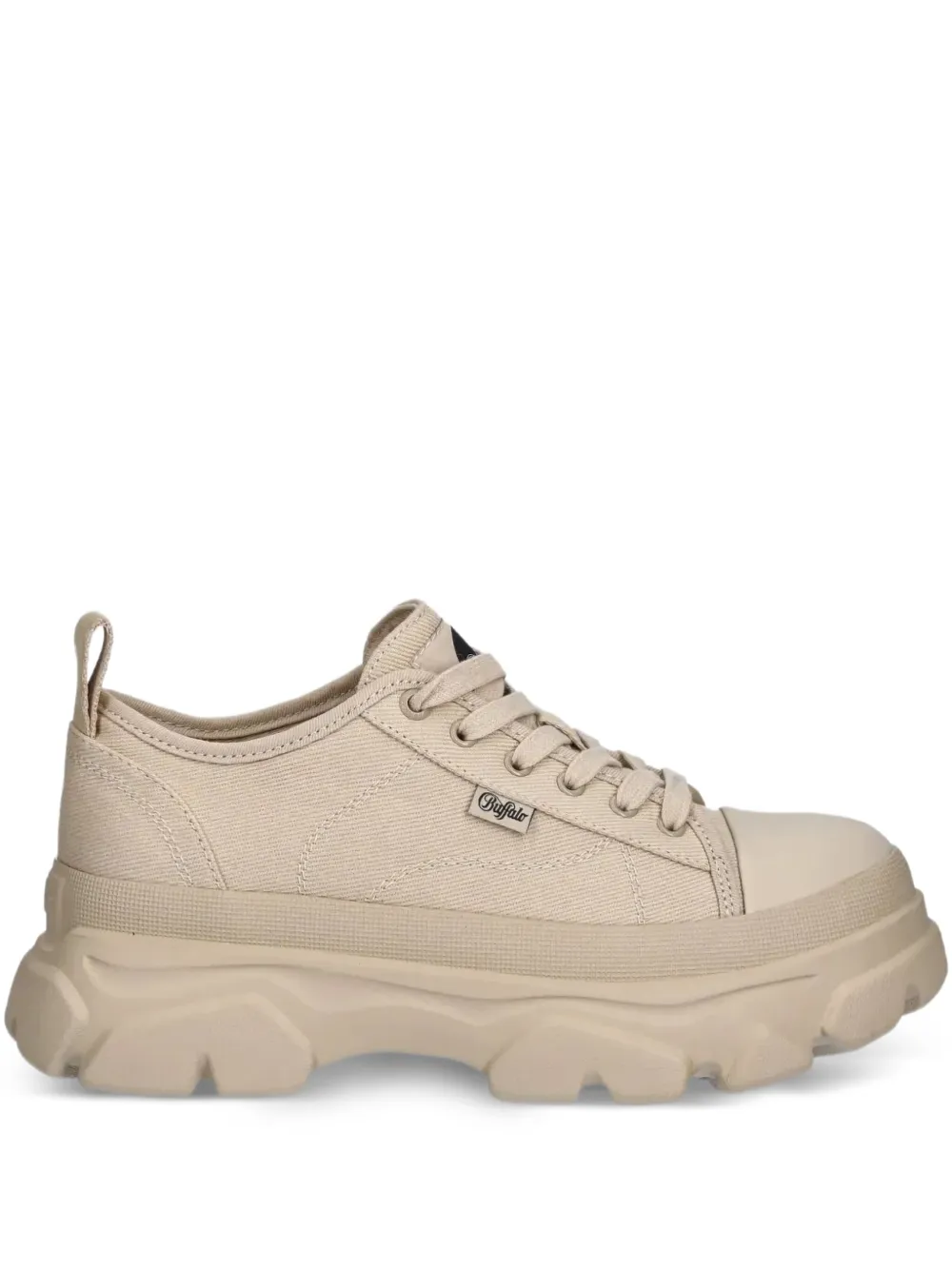 Buffalo Tremor chunky-sole lace-up sneakers Neutrals