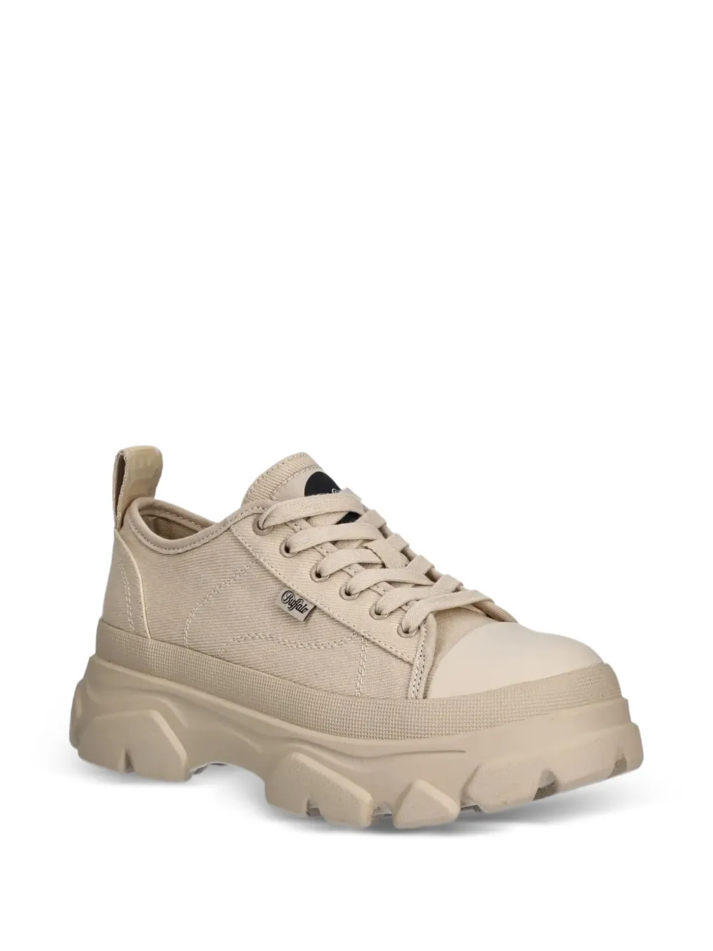 Buffalo Sneakers met chunky zool - Beige