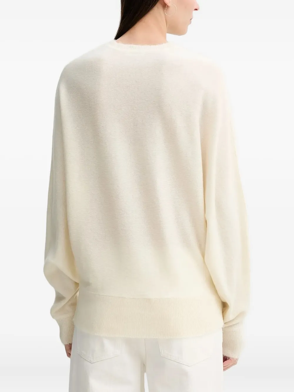 By Malene Birger Sweater met ronde hals Wit