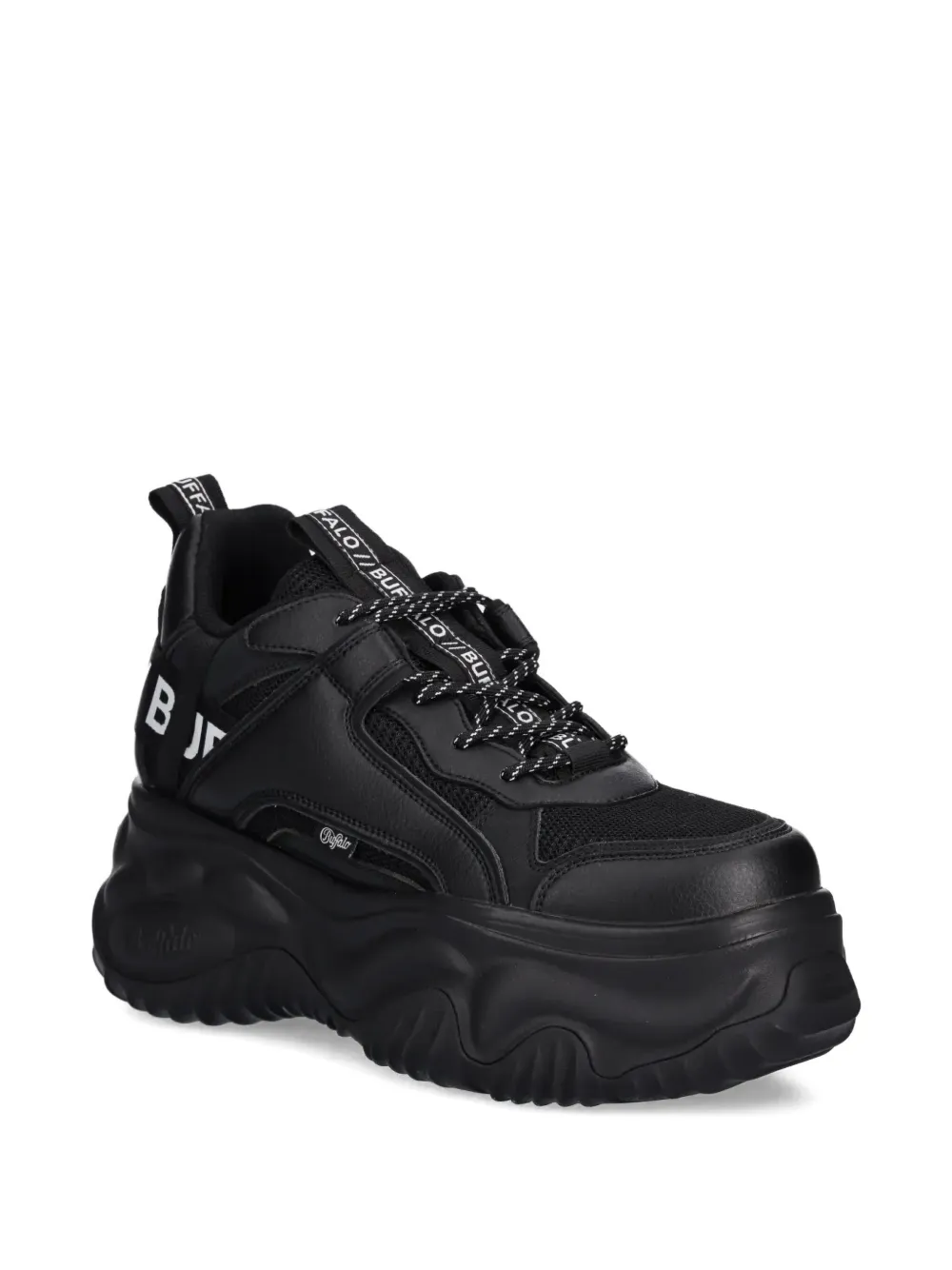 Buffalo Blader Matcha chunky-sole lace-up sneakers Black