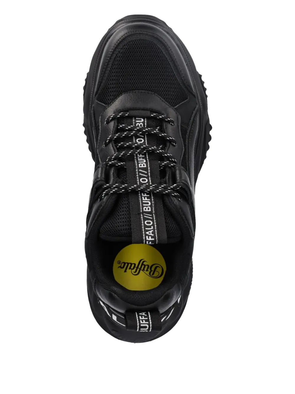 Buffalo Blader Matcha chunky-sole lace-up sneakers Black