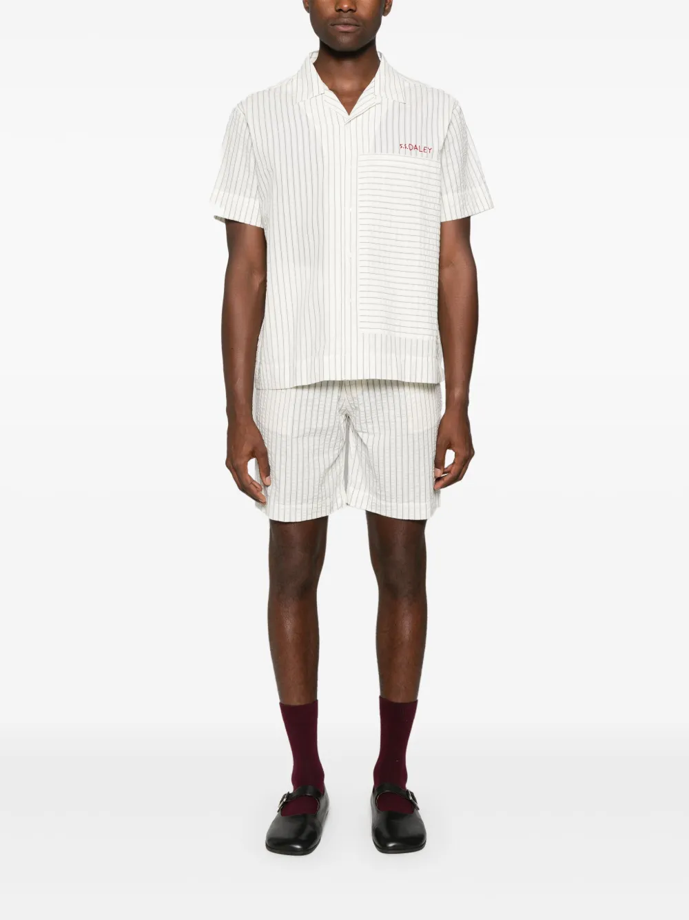 S.S.DALEY pinstriped shorts | Chino Shorts | Image 2