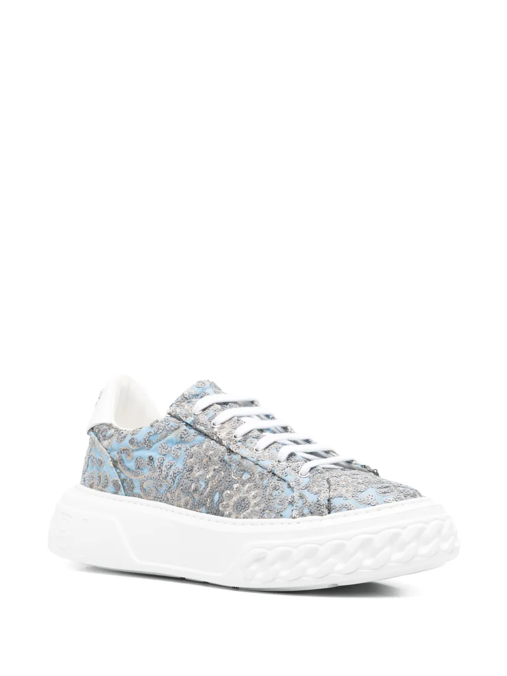 Casadei baskets brodées de sequins | baskets basses | Image 2