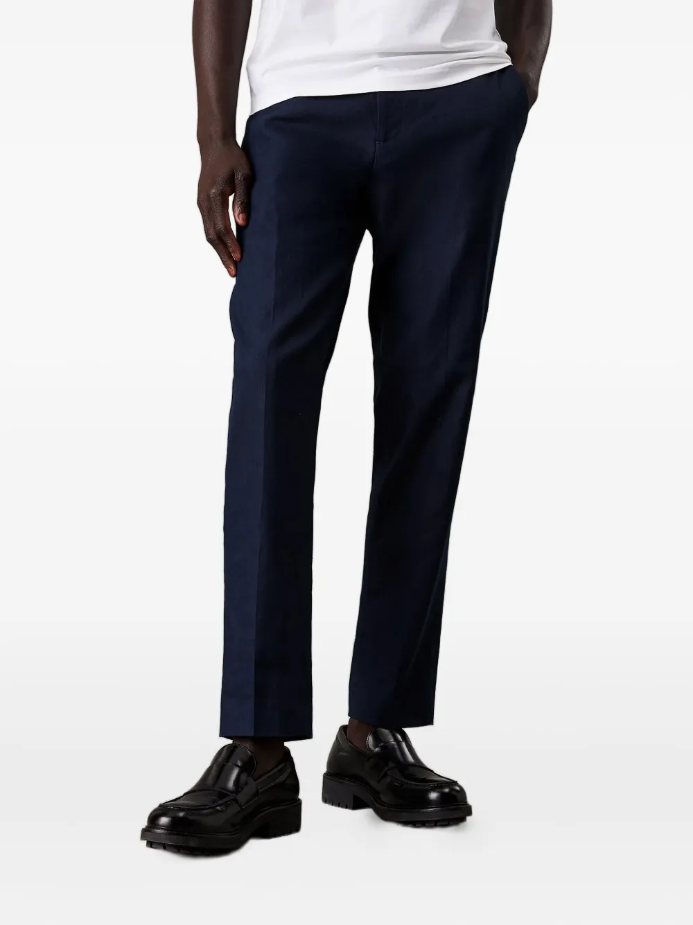 Calvin Klein byxor i linneblandning | neutral | Image 1
