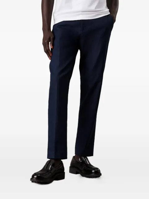 Calvin Klein linen-blend trousers