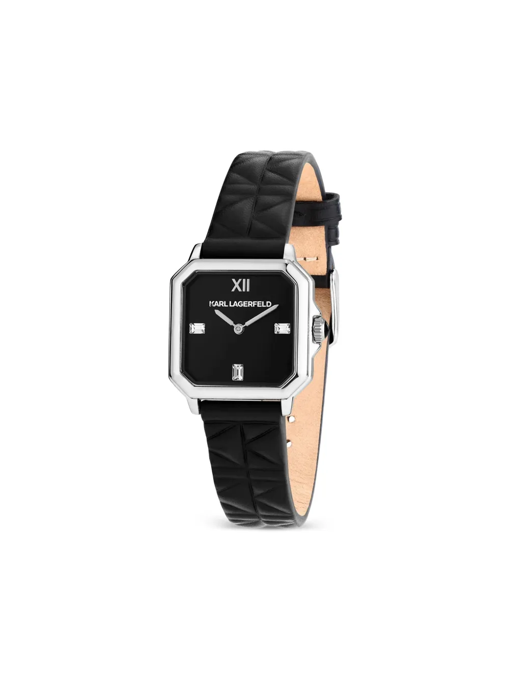 Karl Lagerfeld Orologio con cassa ottagonale 31mm - Nero