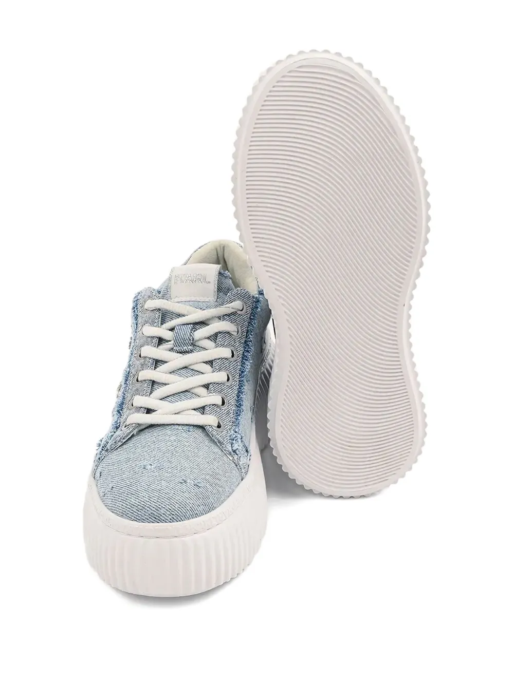 Karl Lagerfeld Kreeper sneakers Blauw