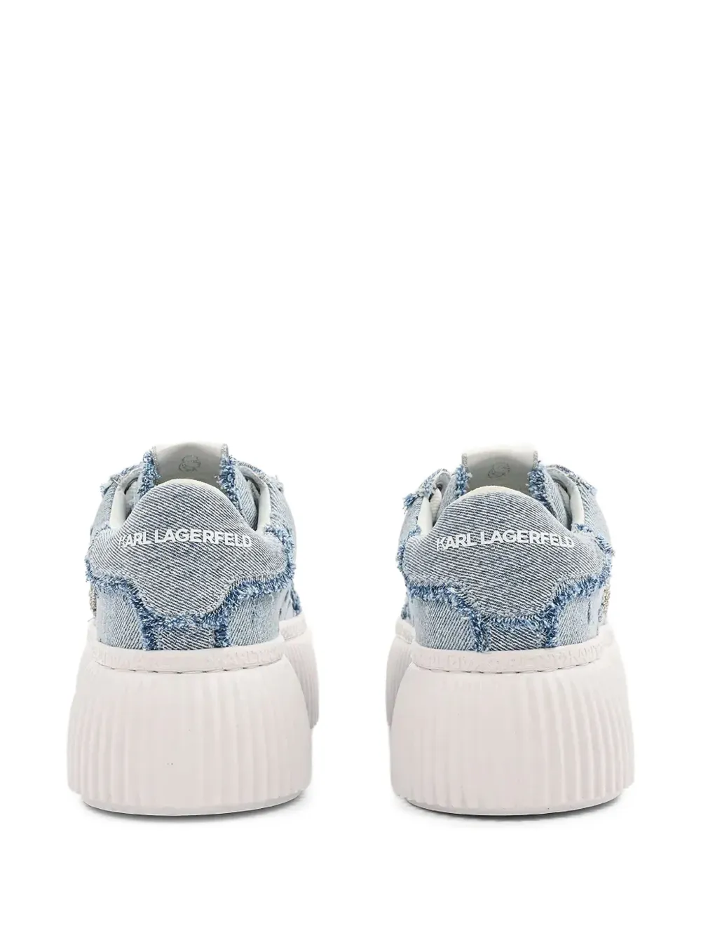 Karl Lagerfeld Kreeper sneakers Blauw