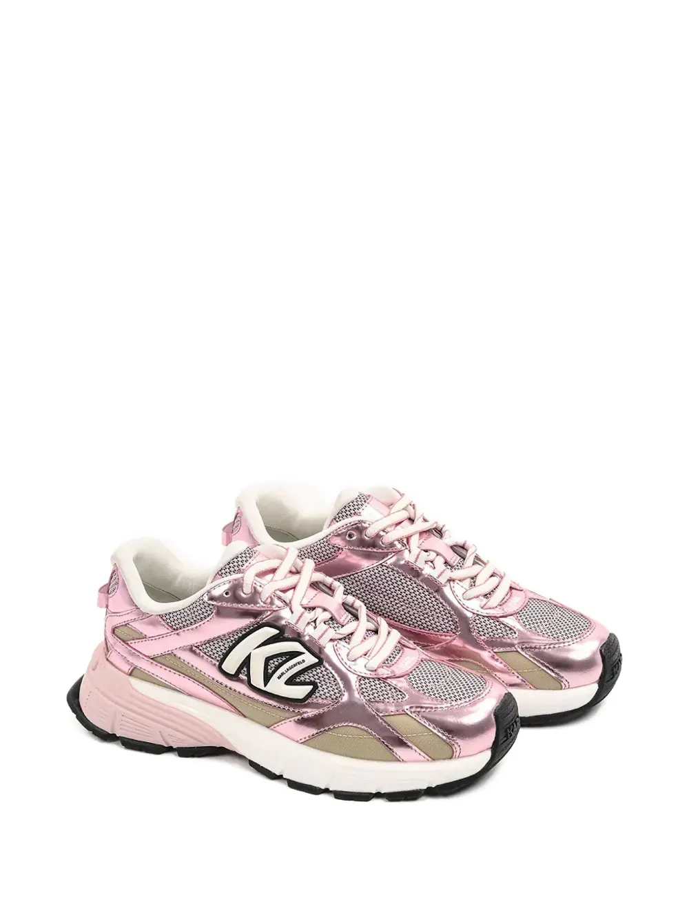 Karl Lagerfeld logo-appliqué sneakers Pink