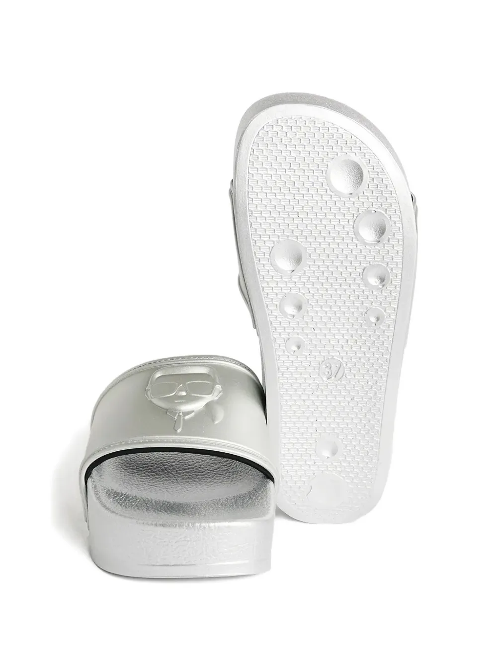 Karl Lagerfeld Kondo 2.0 slides Silver